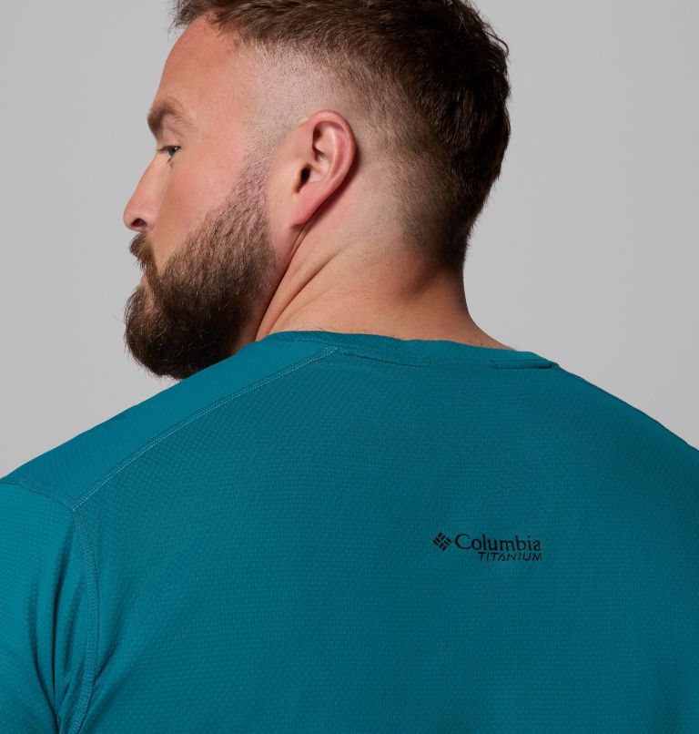 T-shirt col rond à manches courtes Summit Valley pour homme – Tailles fortes, Color: River Blue, image 6
