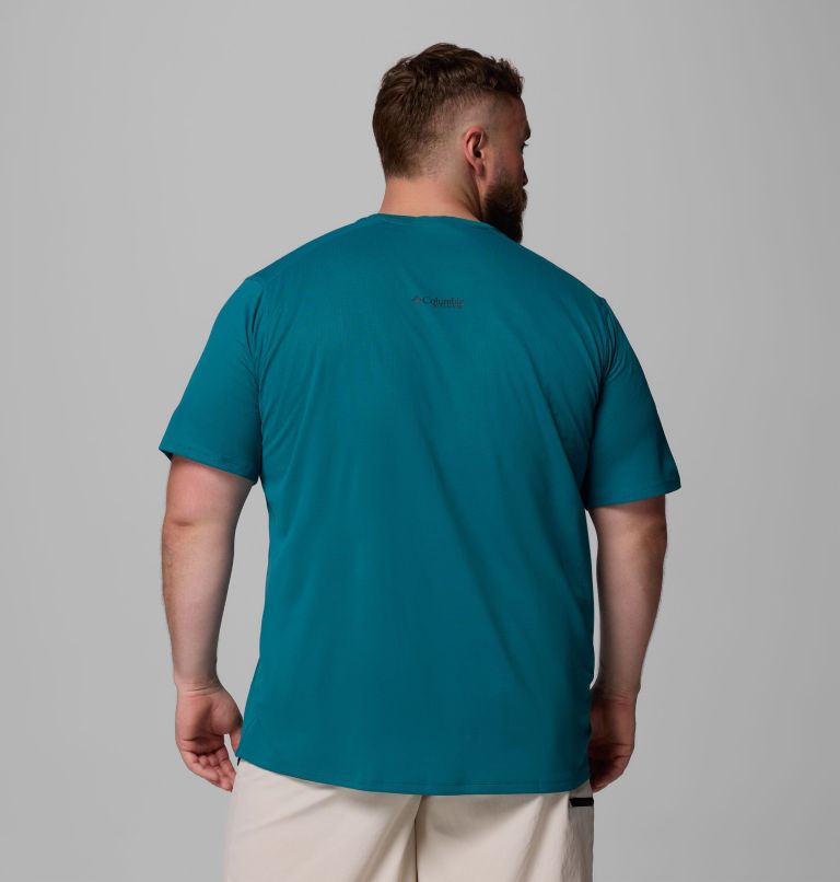 T-shirt col rond à manches courtes Summit Valley pour homme – Tailles fortes, Color: River Blue, image 3