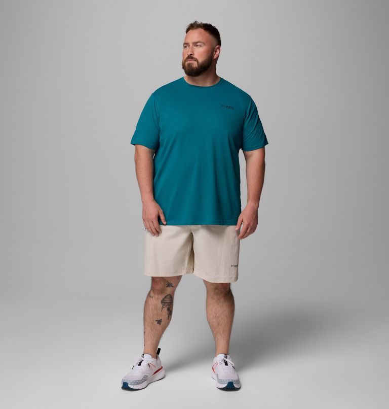 T-shirt col rond à manches courtes Summit Valley pour homme – Tailles fortes, Color: River Blue, image 2