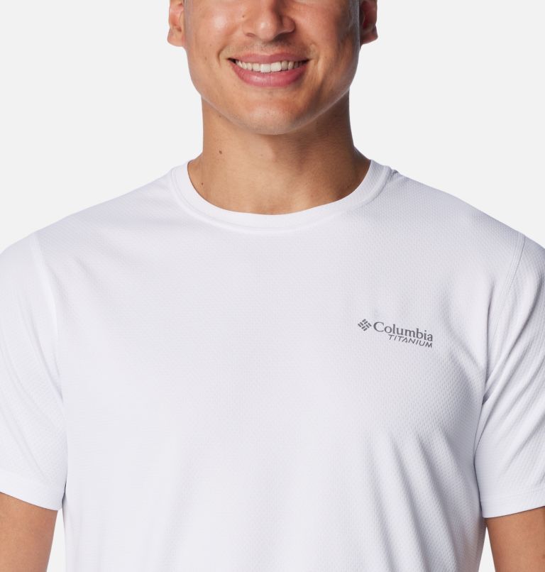 Men's Summit Valley Short Sleeve Crew Shirt - Tall, Color: White, image 4