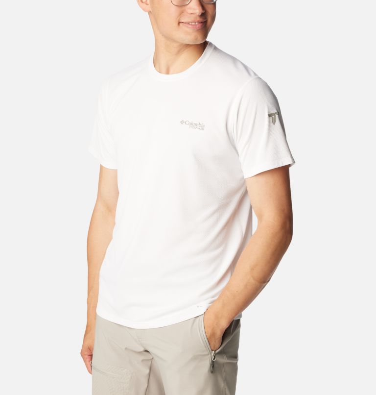 Men's Summit Valley Short Sleeve Crew Shirt - Tall, Color: White, image 5