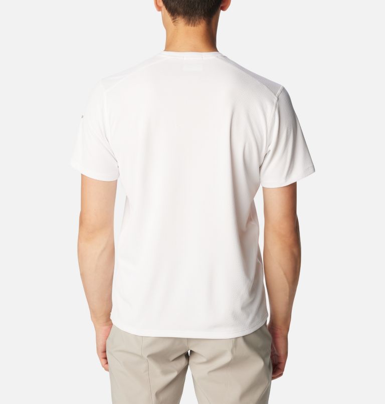Thumbnail: Men's Summit Valley Short Sleeve Crew Shirt - Tall, Color: White, image 2