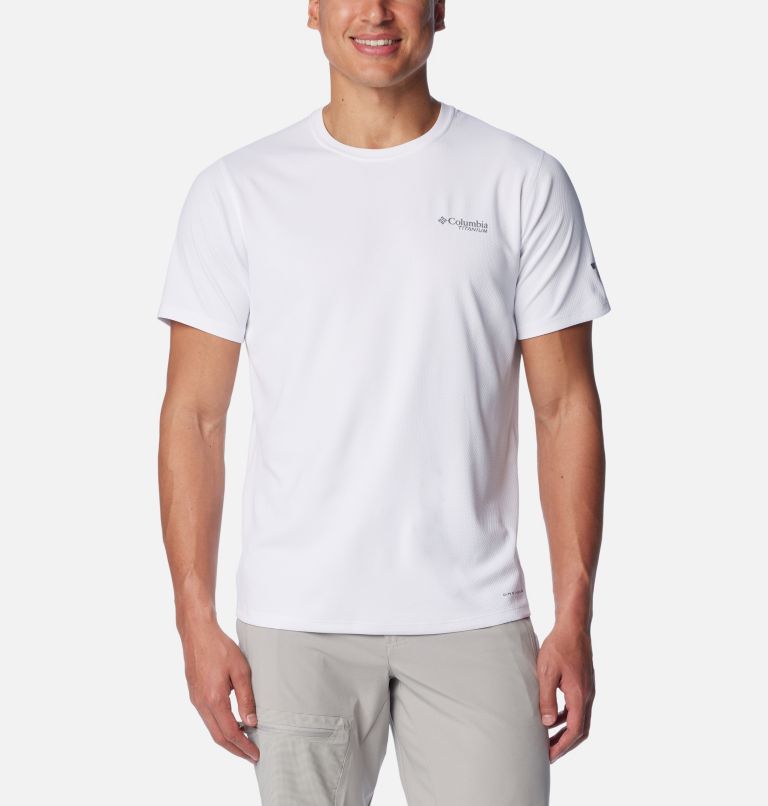 Men's Summit Valley Short Sleeve Crew Shirt - Tall, Color: White, image 1