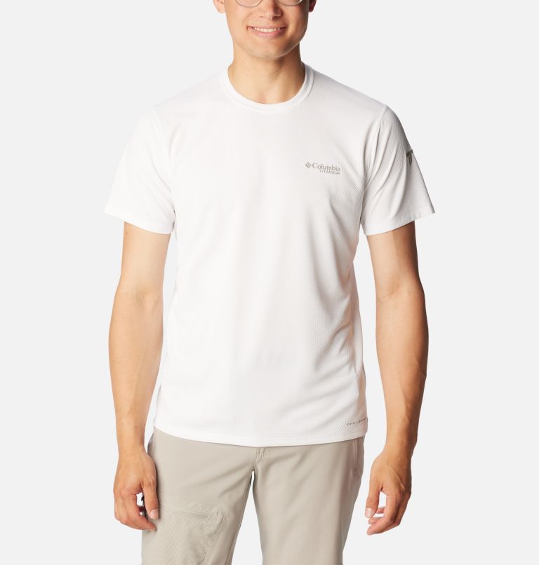 Men's Summit Valley Short Sleeve Crew Shirt - Tall, Color: White, image 1