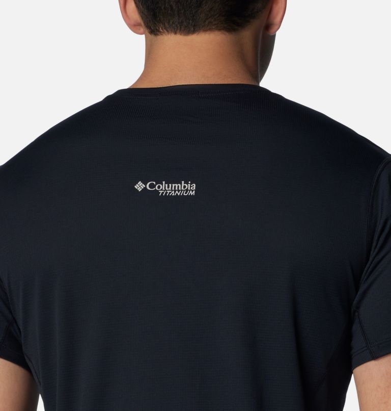 Men's Cirque River Short Sleeve Crew Shirt, Color: Black, image 5