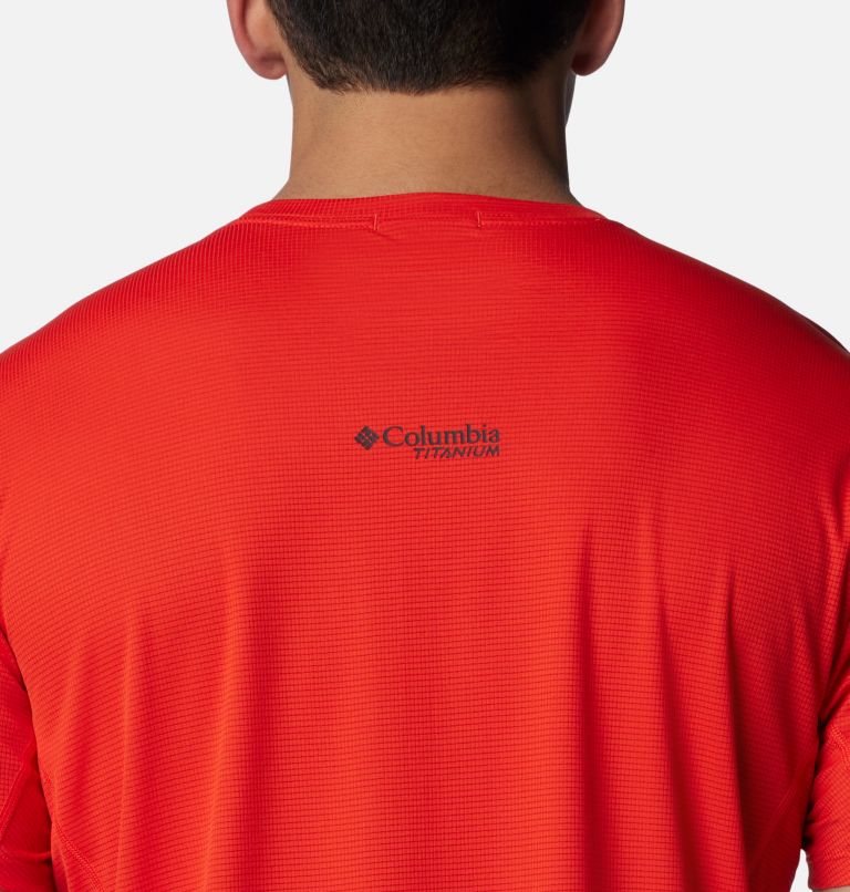 T-shirt col rond imprimé à manches courtes Cirque River pour homme, Color: Spicy, image 5