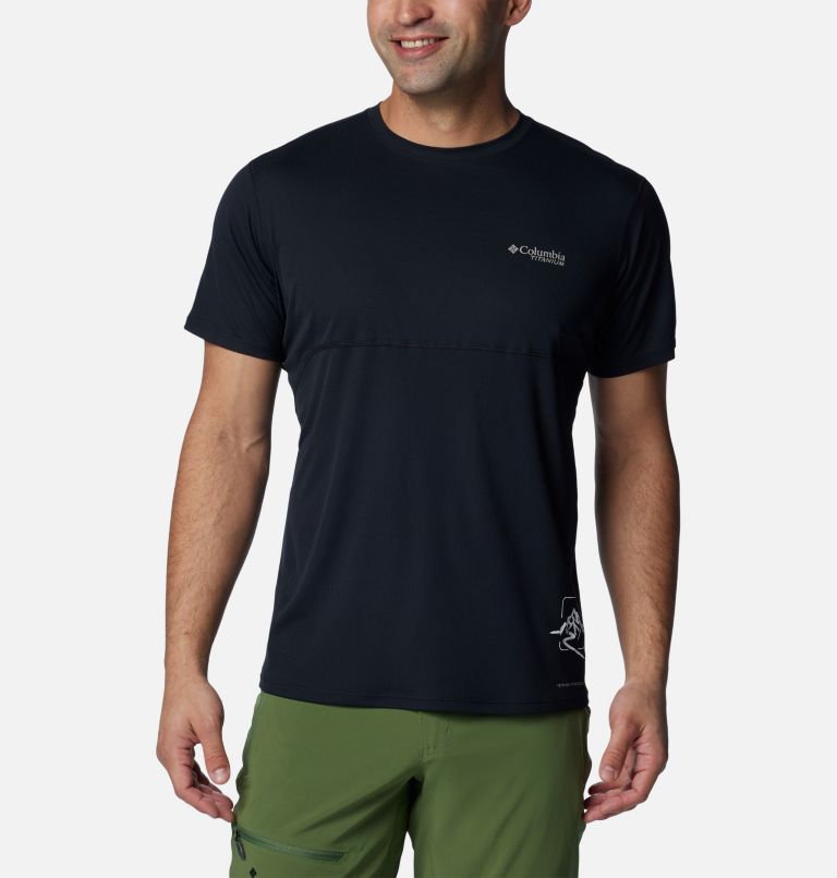 Men's Cirque River Technical T-Shirt, Color: Black, image 1