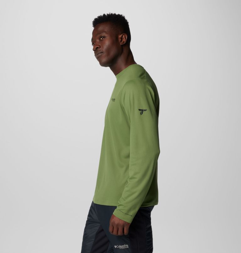 T-shirt col rond à manches longues Summit Valley pour homme, Color: Canteen, image 4