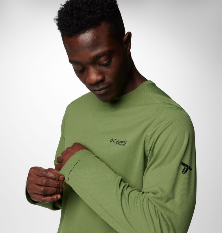 T-shirt col rond à manches longues Summit Valley pour homme, Color: Canteen, image 5
