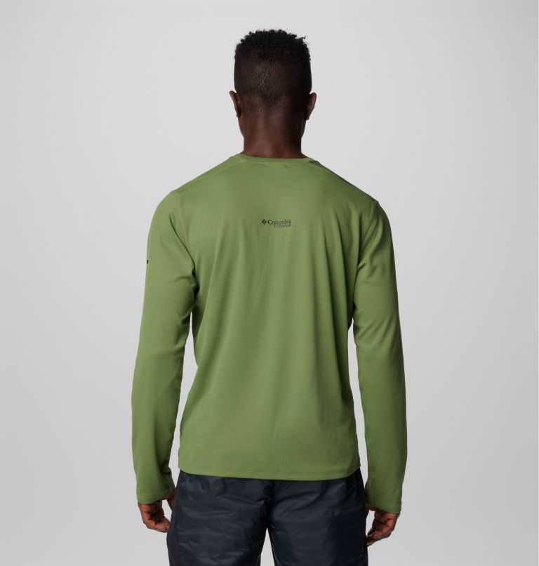 T-shirt col rond à manches longues Summit Valley pour homme, Color: Canteen, image 2