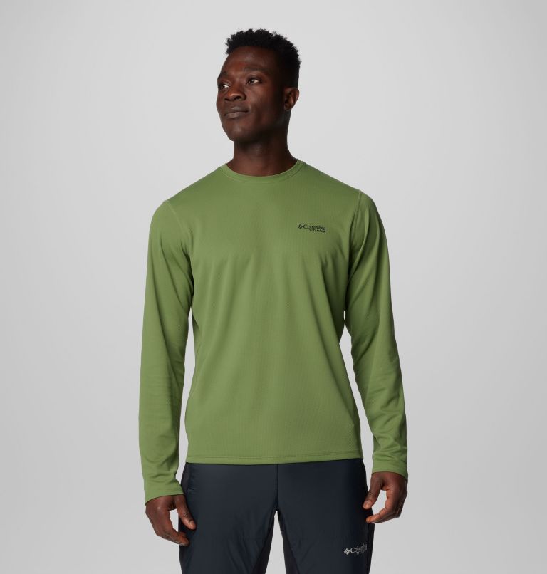 T-shirt col rond à manches longues Summit Valley pour homme, Color: Canteen, image 1
