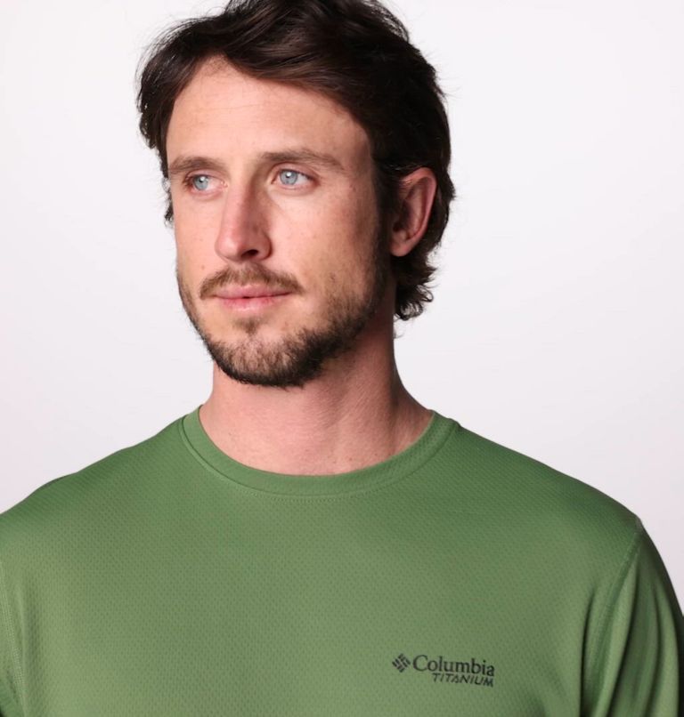 T-shirt col rond à manches longues Summit Valley pour homme, Color: Canteen