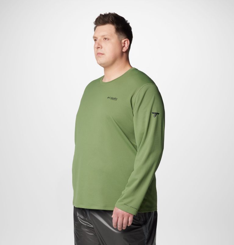 Men's Summit Valley Long Sleeve Crew Shirt - Big, Color: Canteen, image 4