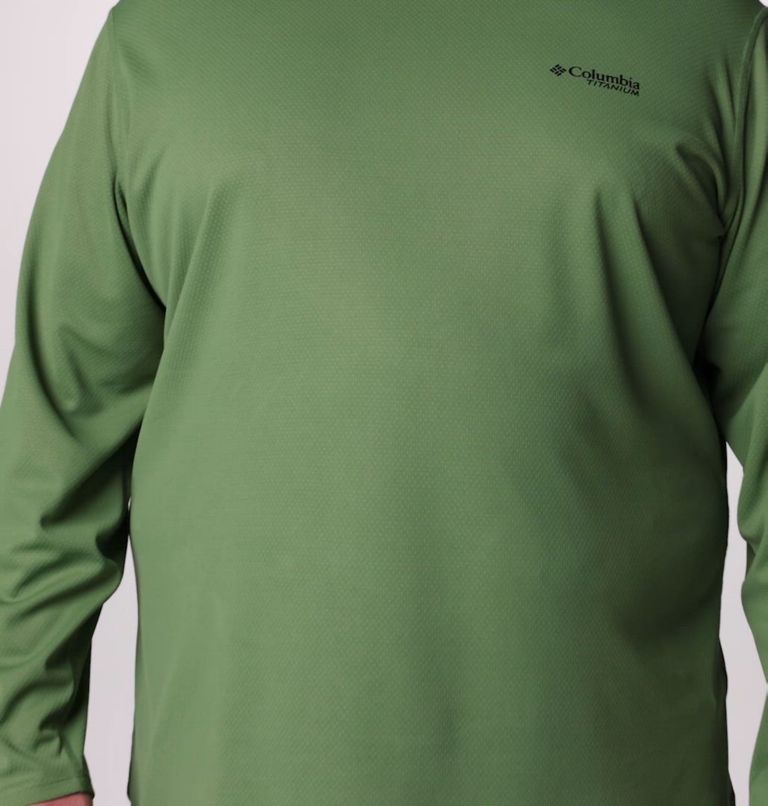 Men's Summit Valley Long Sleeve Crew Shirt - Big, Color: Canteen