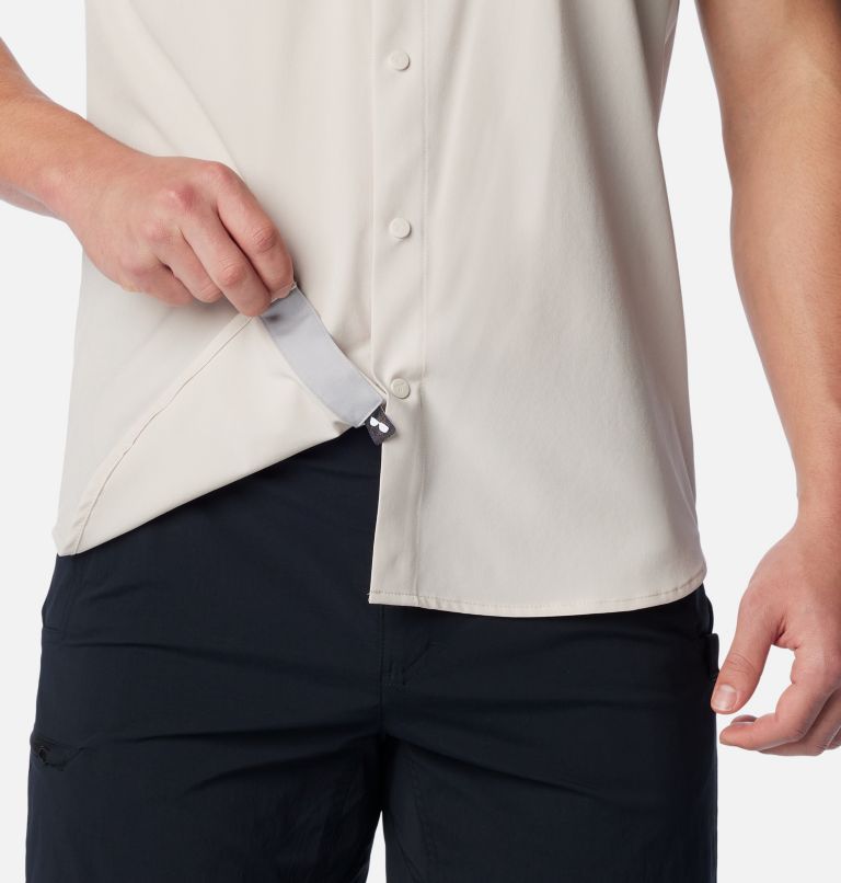 Men's Summit Valley Woven Short Sleeve Shirt, Color: Dark Stone, image 6