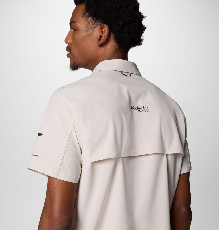 Men's Summit Valley Woven Short Sleeve Shirt, Color: Dark Stone, image 6