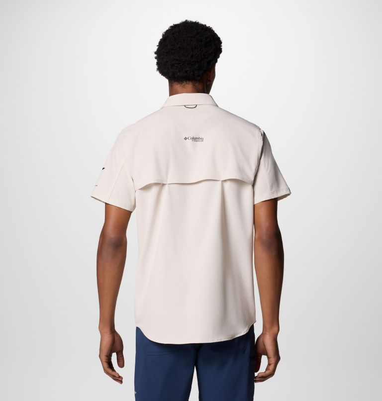 Men's Summit Valley Woven Short Sleeve Shirt, Color: Dark Stone, image 3