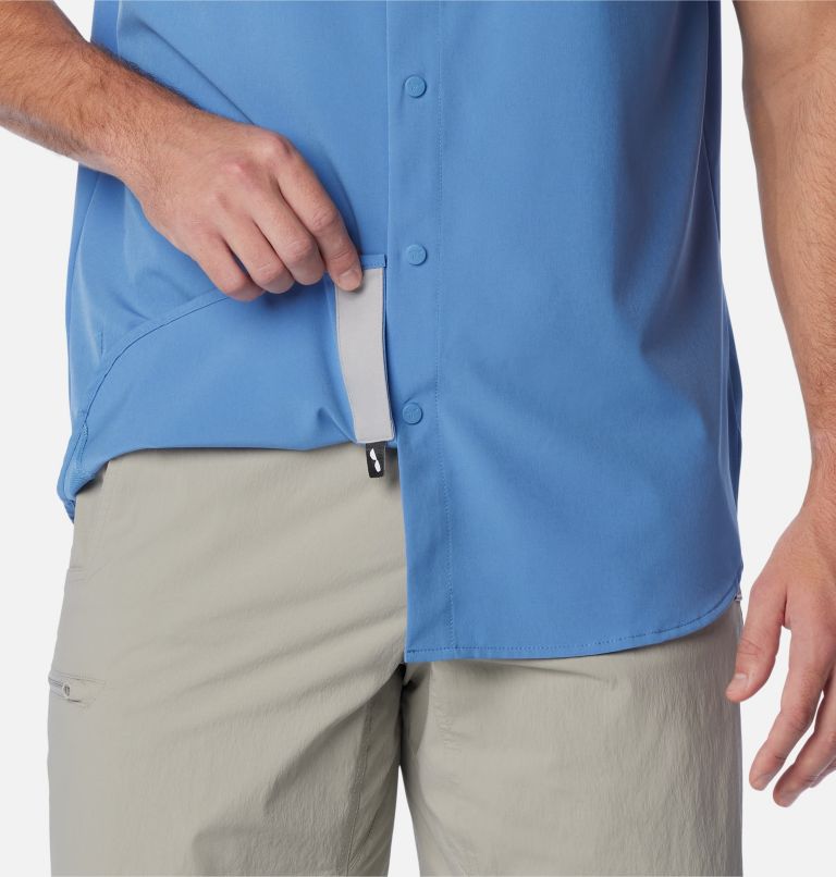 Men's Summit Valley Woven Short Sleeve Shirt, Color: Skyler, image 6