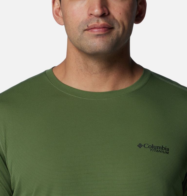 Men's Cirque River Long Sleeve Crew Shirt, Color: Canteen, image 4