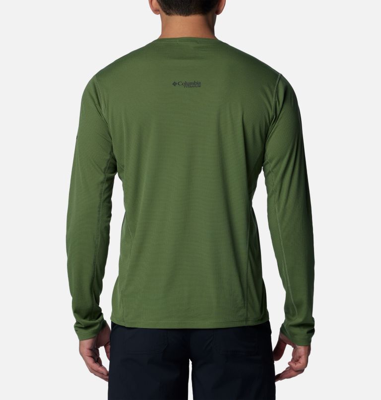 Men's Cirque River Long Sleeve Crew Shirt, Color: Canteen, image 2