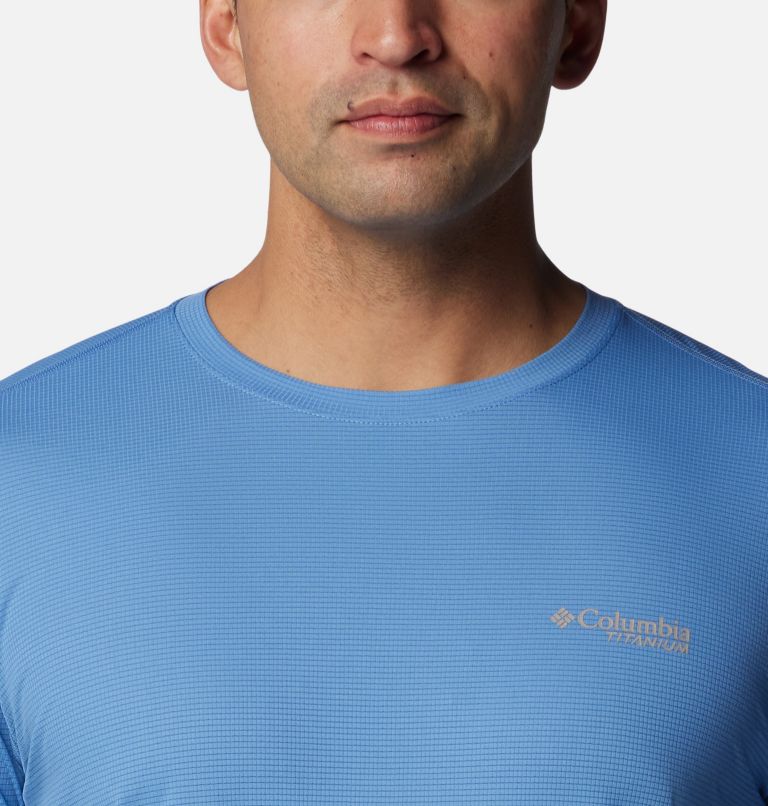 Men's Cirque River Long Sleeve Crew Shirt, Color: Skyler, image 4
