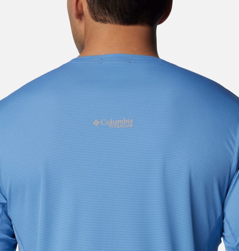 Men's Cirque River Long Sleeve Crew Shirt, Color: Skyler, image 5