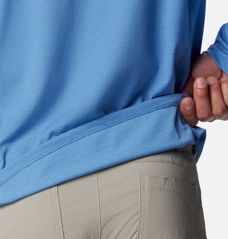 Men's Cirque River Long Sleeve Crew Shirt, Color: Skyler, image 6