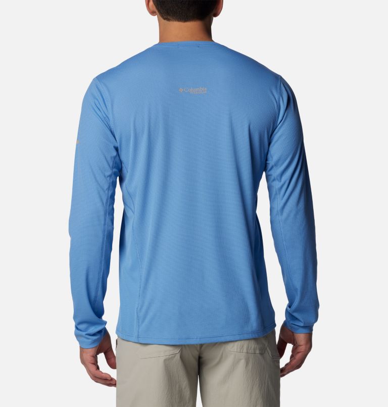 Men's Cirque River Long Sleeve Crew Shirt, Color: Skyler, image 2