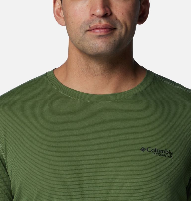 Men's Cirque River Technical Long Sleeve T-Shirt, Color: Canteen, image 4