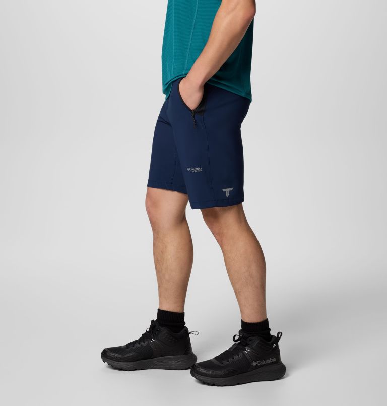 Men's Triple Canyon Shorts II, Color: Collegiate Navy, Black, image 4