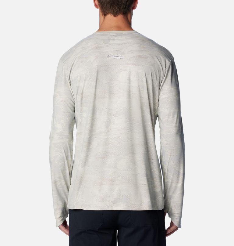T-shirt col rond à manches longues Summit Valley Sun Deflector pour homme, Color: Dark Stone Beachwood, image 2