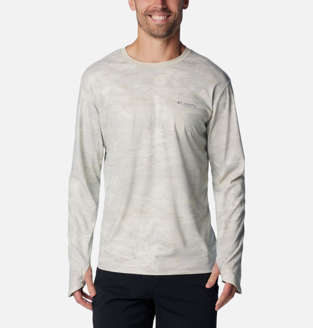 T-shirt col rond à manches longues Summit Valley™ Sun Deflector pour homme 1