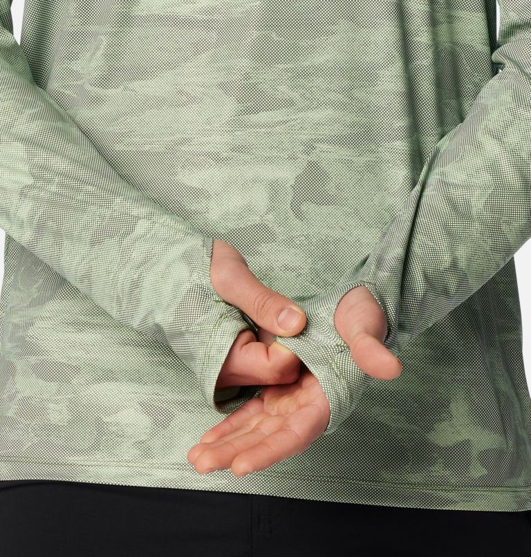 Men's Summit Valley Sun Deflector Long Sleeve Crew, Color: Canteen Beachwood, image 6