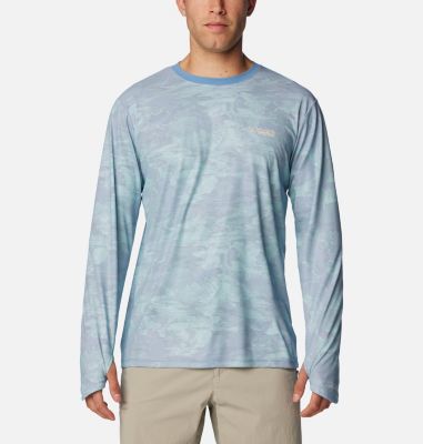 Columbia Men’s PFG Omni-Shade UPF 30 Distant Water Convertible Sleeve Shirt  : : Clothing, Shoes & Accessories