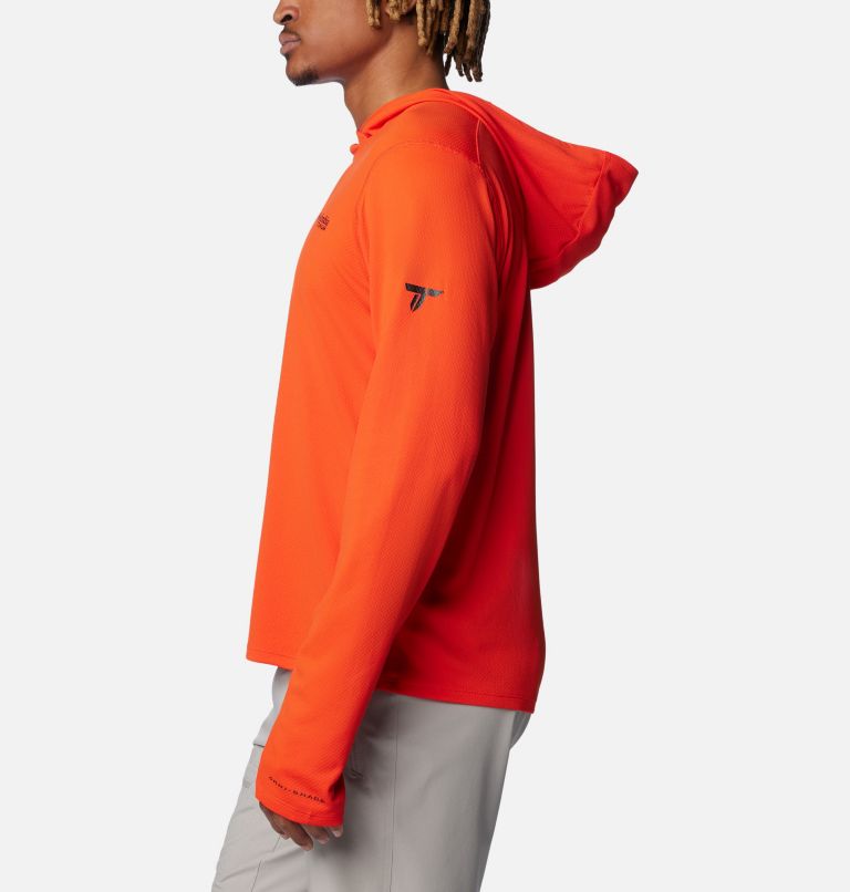 Men's Summit Valley Technical Hoodie, Color: Spicy, image 3