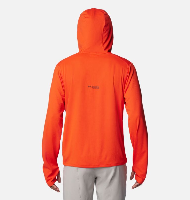 Men's Summit Valley Technical Hoodie, Color: Spicy, image 2