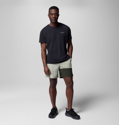 Columbia Hike Colour Block Wander-Shorts für Männer, Color: Safari, Greenscape, image 2