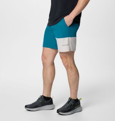 Columbia Hike Colour Block Wander-Shorts für Männer, Color: River Blue, Dark Stone, image 7