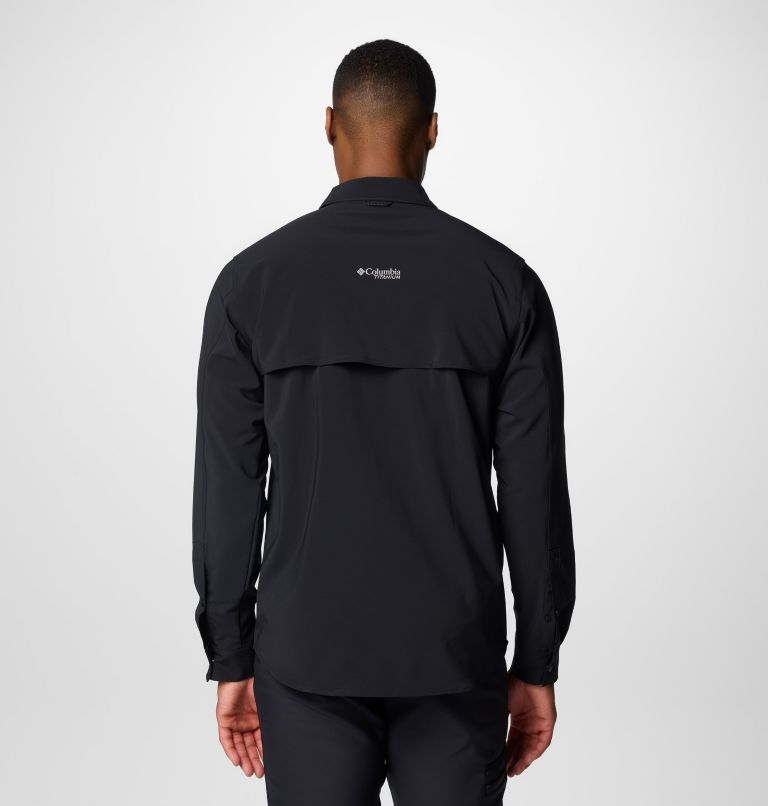 Men's Summit Valley Woven Long Sleeve Shirt, Color: Black, image 2