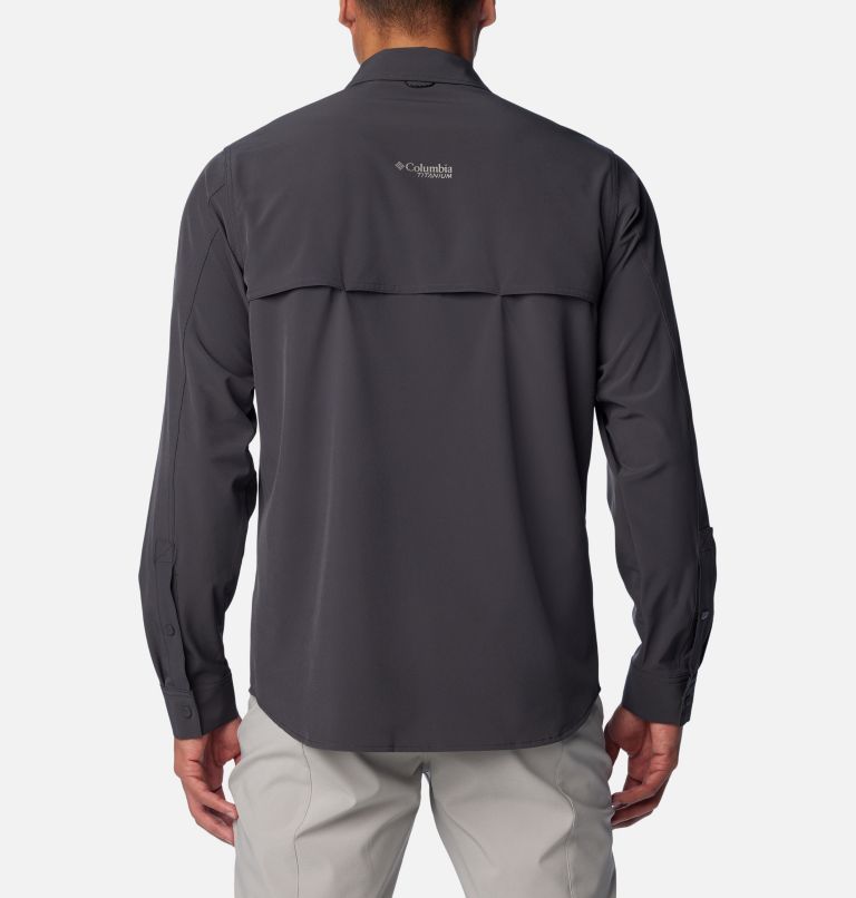 Men's Summit Valley Woven Long Sleeve Shirt, Color: Shark, image 2