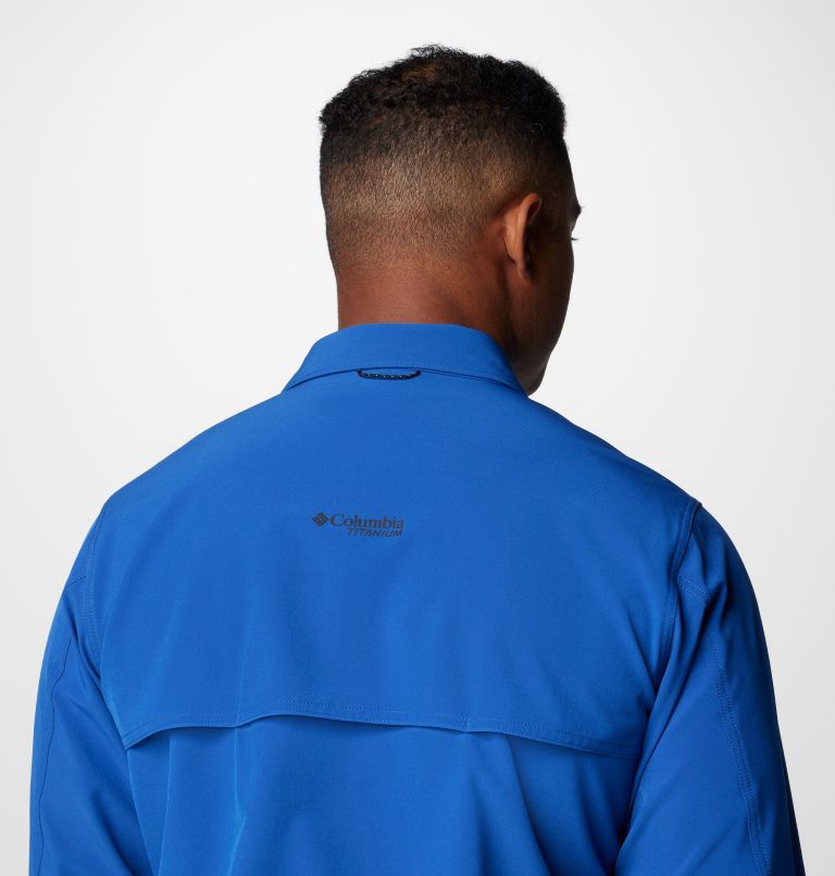 Chemise tissée à manches longues Summit Valley pour homme, Color: Mountain Blue, image 6