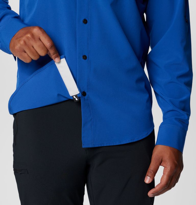 Chemise tissée à manches longues Summit Valley pour homme, Color: Mountain Blue, image 7