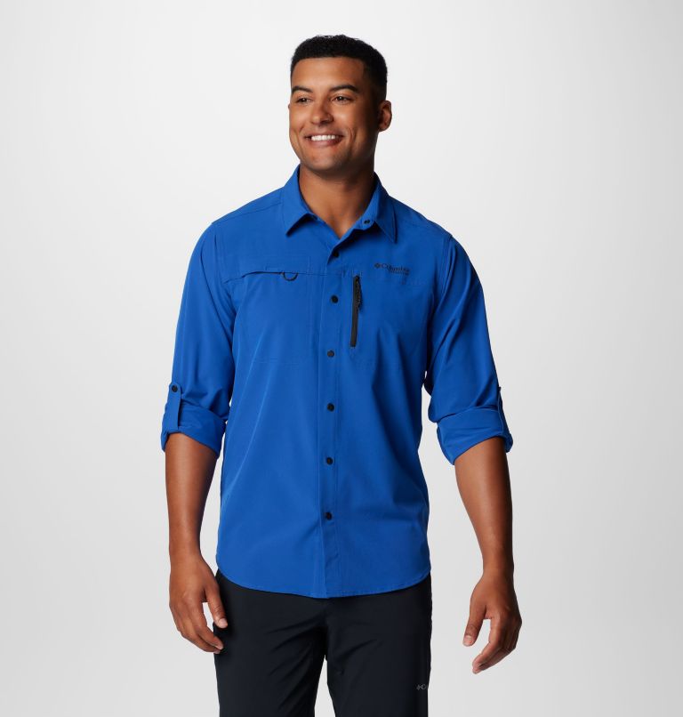Chemise tissée à manches longues Summit Valley pour homme, Color: Mountain Blue, image 8