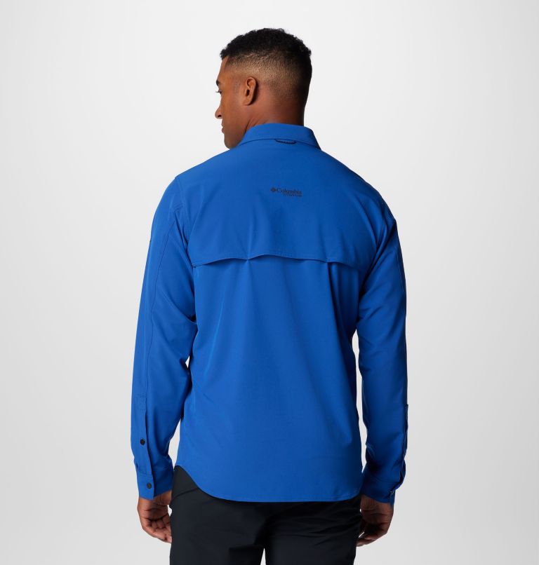 Chemise tissée à manches longues Summit Valley pour homme, Color: Mountain Blue, image 2