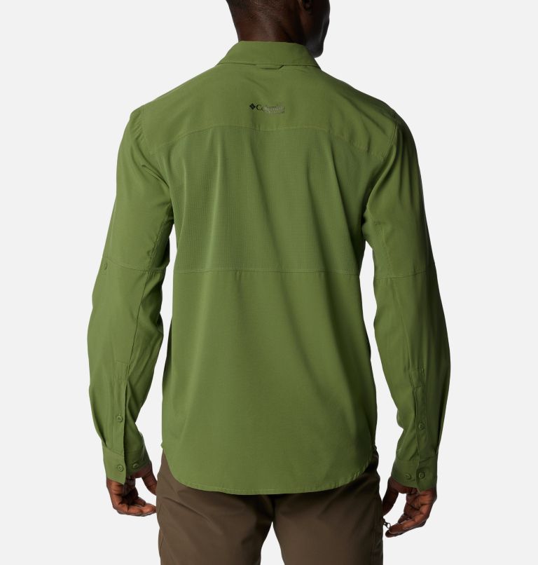 Columbia Men's Cirque River Vented Woven Long-Sleeve Shirt Green XL