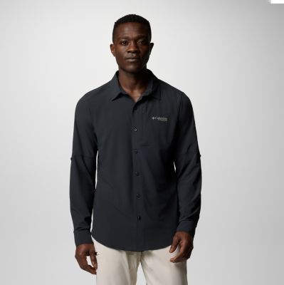 Men's Cirque River Technical Shirt, Color: Black, image 1