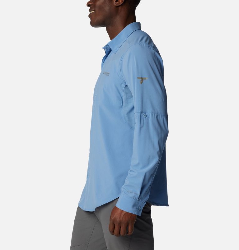 今日セール Columbia PFG Mens Vented Fishing Shirt Button Up Long