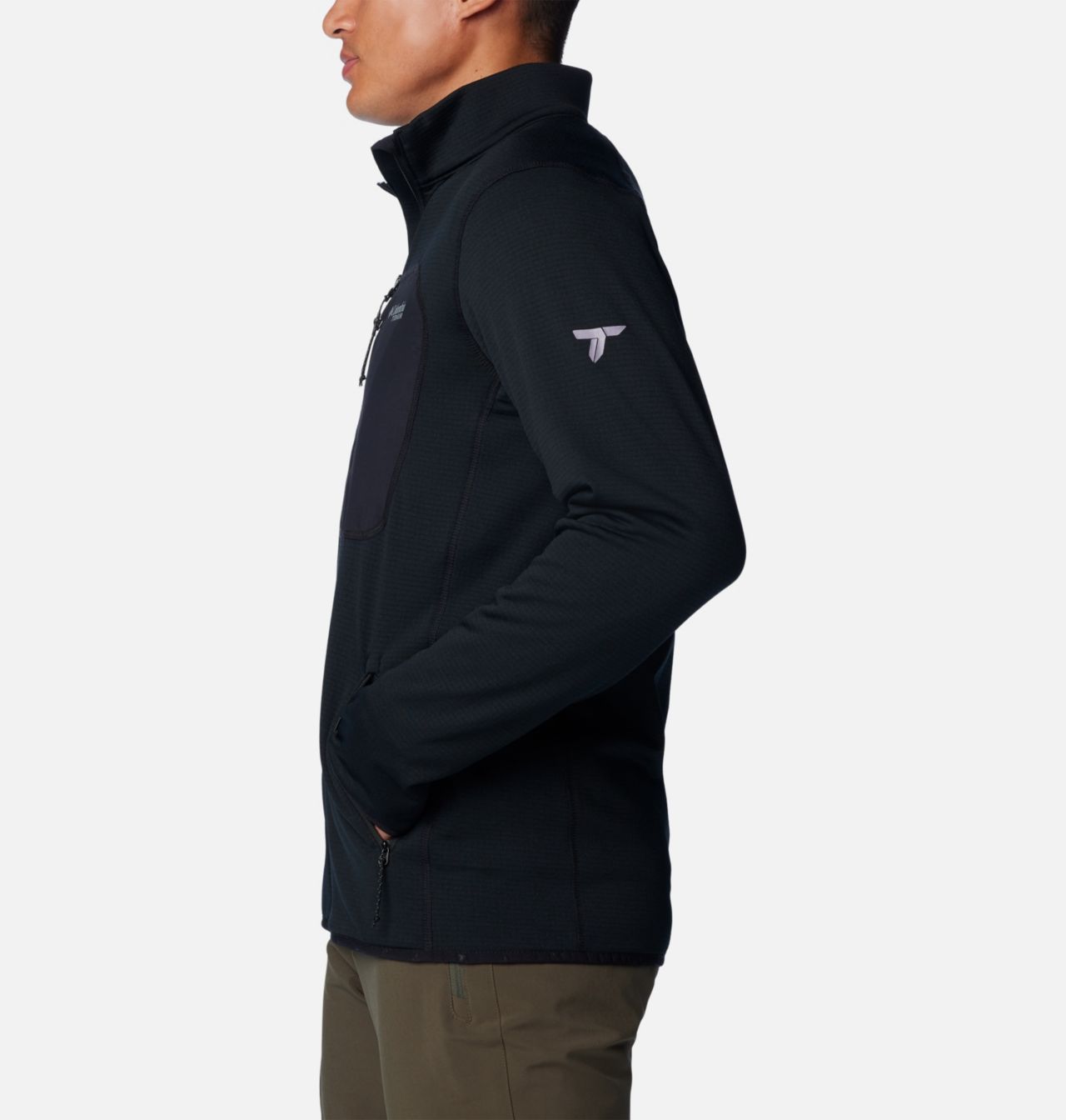 Manteau à fermeture éclair en tissu polaire quadrillé Triple Canyon™ pour homme 3