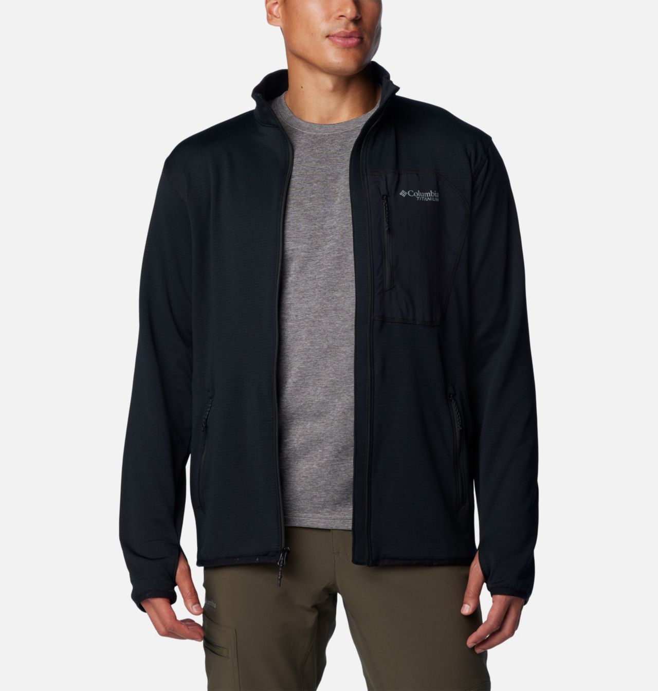 Manteau à fermeture éclair en tissu polaire quadrillé Triple Canyon™ pour homme 9