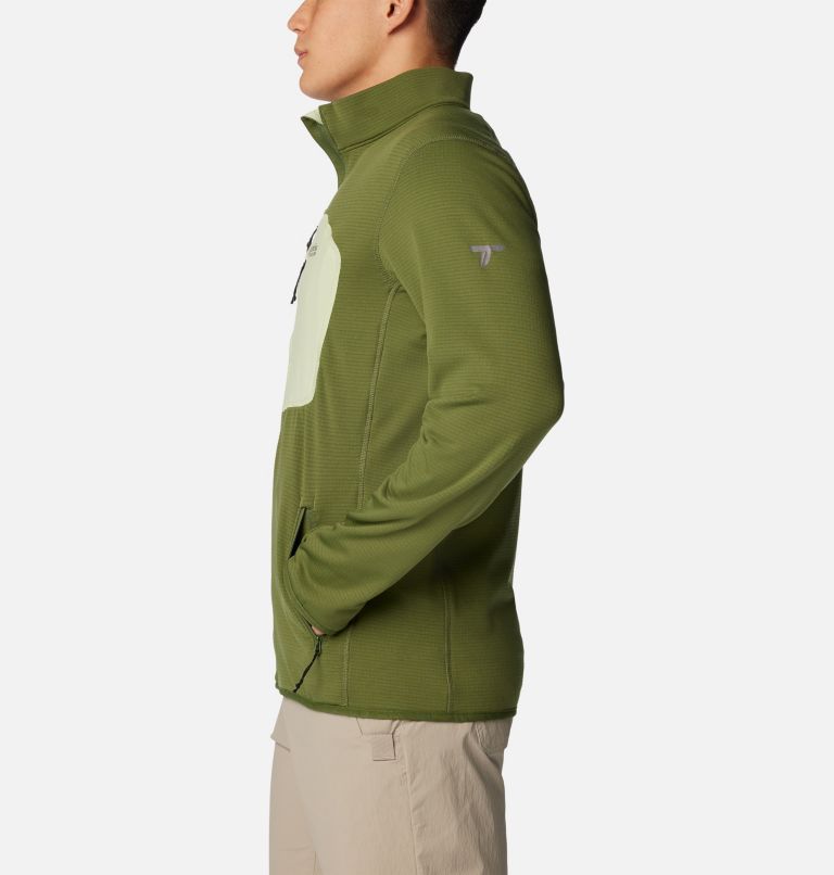 Jaqueta Columbia Masculina Triple Canyon Full Zip Verde Claro